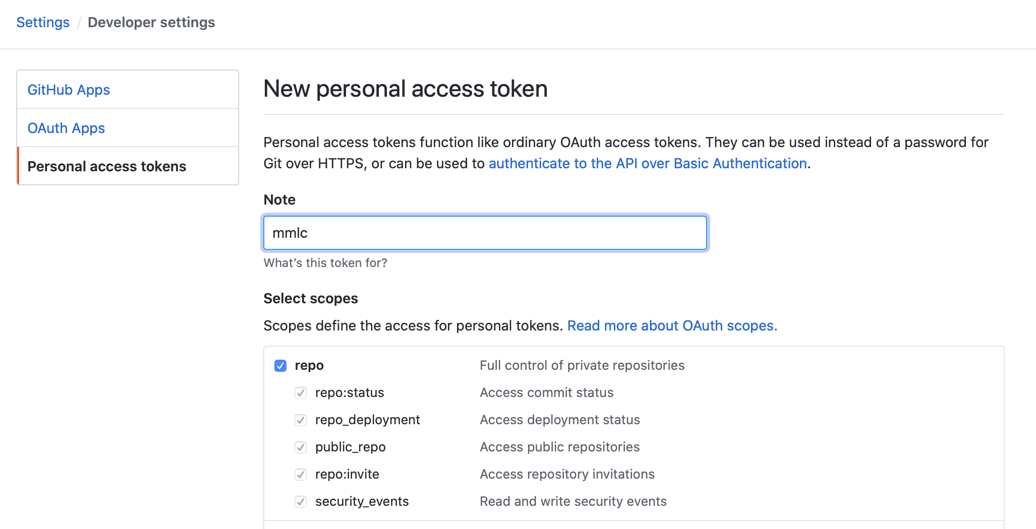 GitHub privates Repository